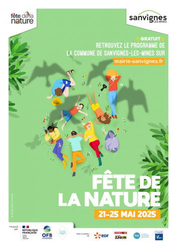 affiche de la fete de la nature du 21 au 25 mai