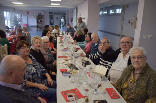 repas de Noël à la résidence