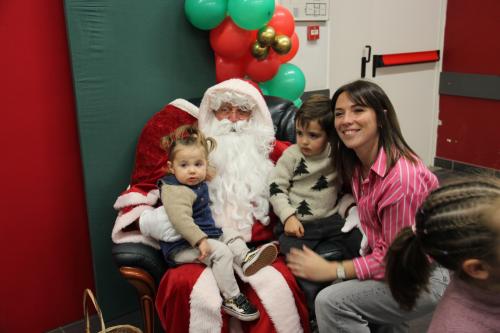 Père Noël à la crèche