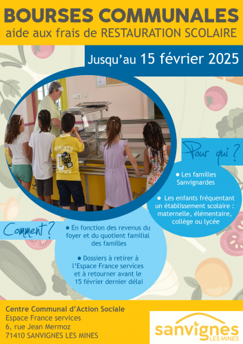 affiche bourses communales 2025